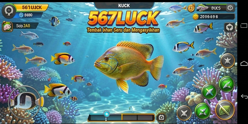 Tangkapan layar dari gameplay seru di 567LUCK.