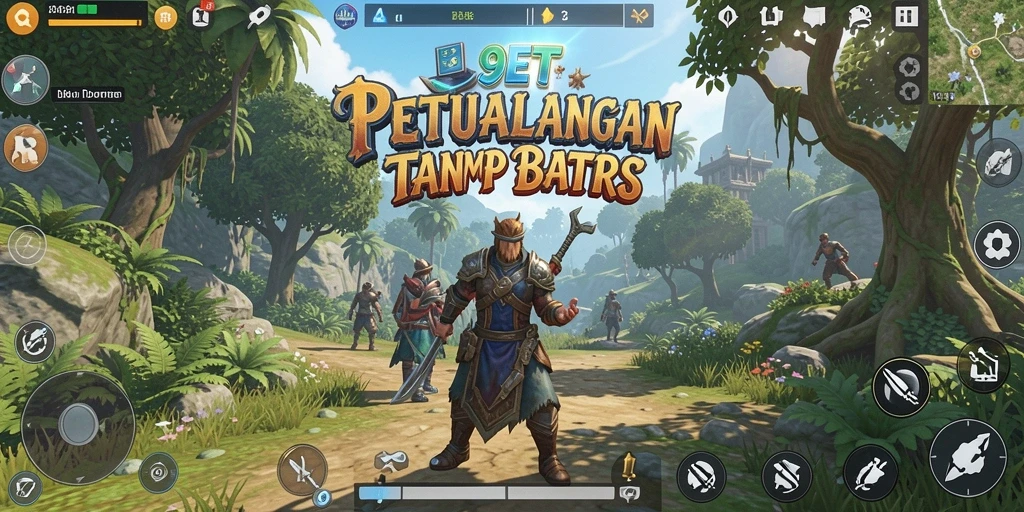 Gameplay <strong>9ET</strong> menampilkan eksplorasi dunia terbuka yang luas dan interaktif.