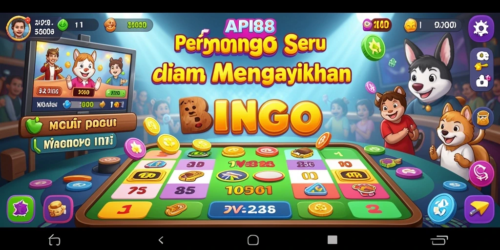 Tampilan screenshot dari gameplay seru Bingo di API88.