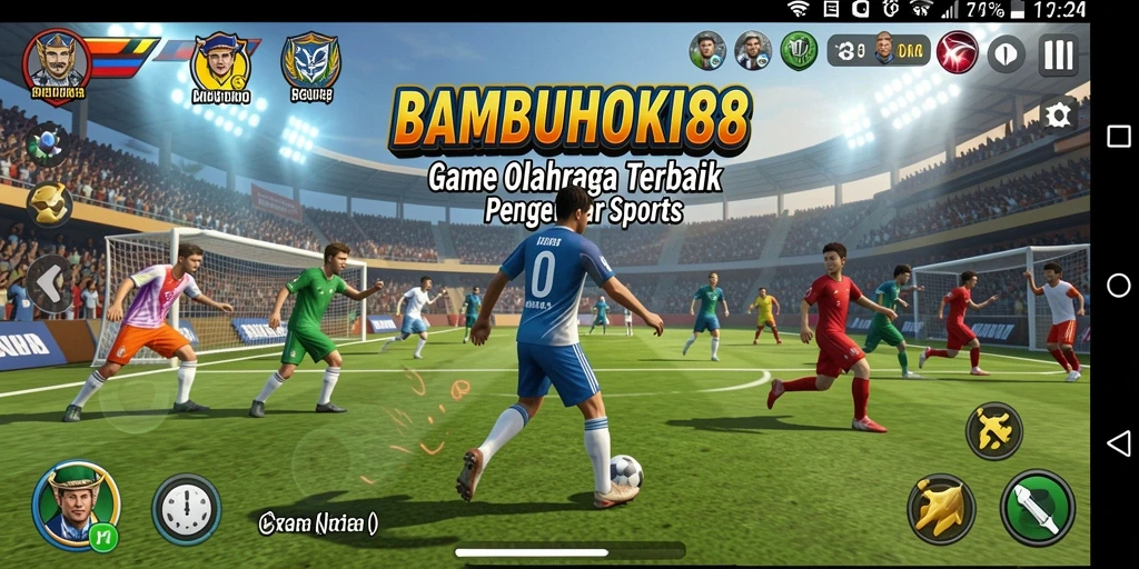Screenshot gameplay <strong>BAMBUHOKI88</strong> yang menunjukkan aksi seru dalam olahraga.
