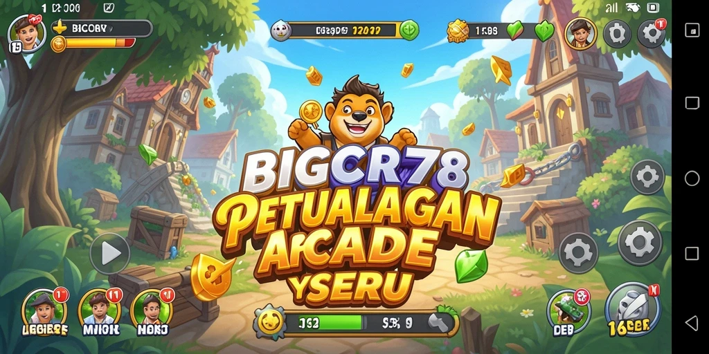 Tampilan gameplay seru dari BIGCOR78 yang penuh tantangan.