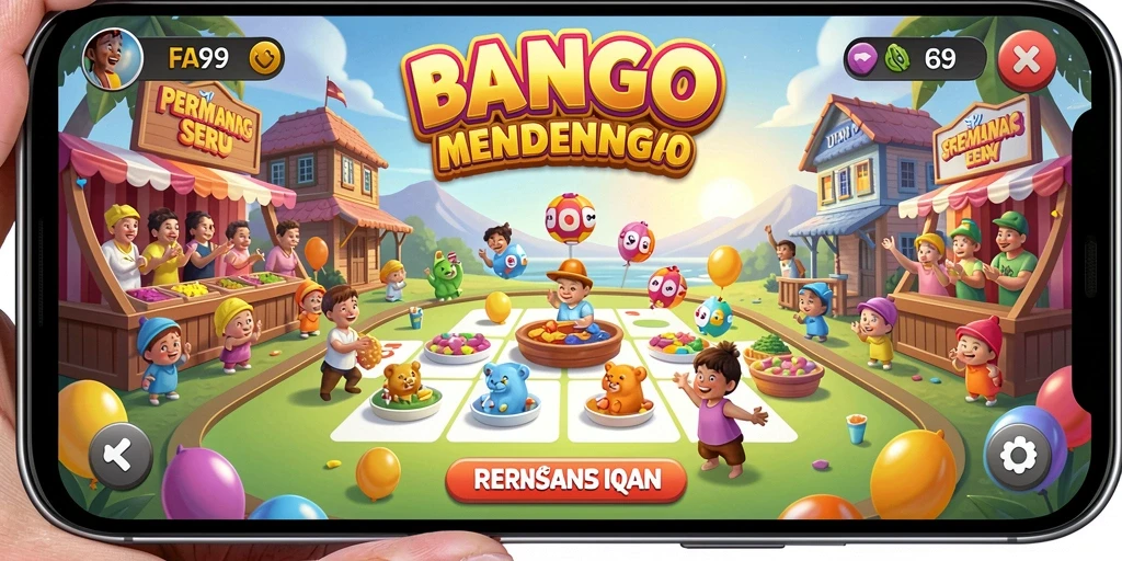 Screenshot permainan FA99 menunjukkan keseruan gameplay Bingo yang seru.