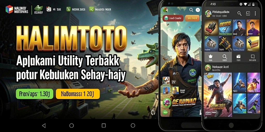 Tampilan antarmuka utama HALIMTOTO yang intuitif dan mudah digunakan.