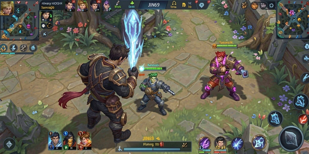 Tampilan gameplay JIN69 yang menarik dan dinamis.