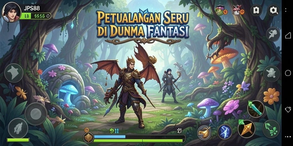 Screenshot utama JPS88 menampilkan aksi seru dalam dunia petualangan.