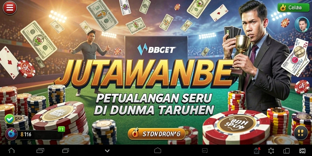 Tampilan gameplay menegangkan dan interaktif JUTAWANBET.