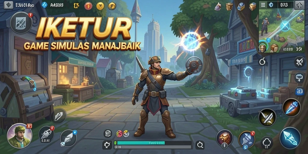 Tampilan gameplay KETUA yang interaktif dan menarik.