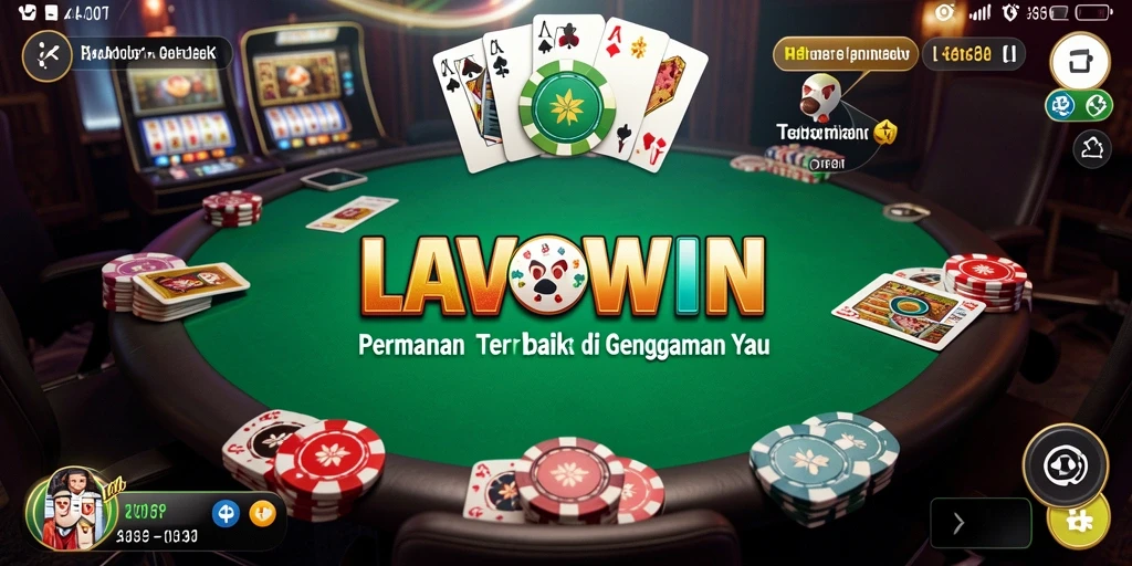 Tampilan menarik dan gameplay mendebarkan di LAVOWIN Poker.