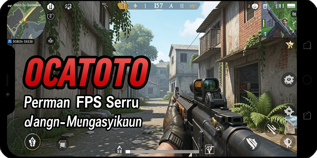 Screenshot dari gameplay OCATOTO yang intens dan seru.