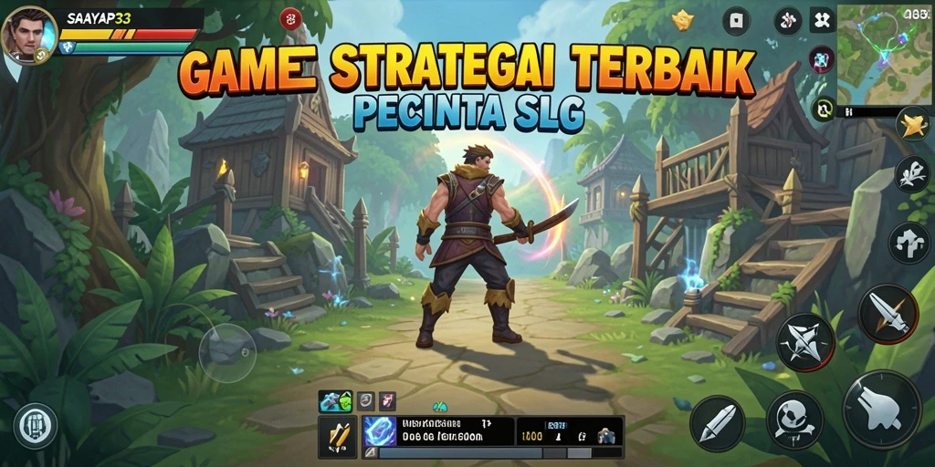 Tampilan gameplay intens dalam game SLG menyediakan strategi mendalam.