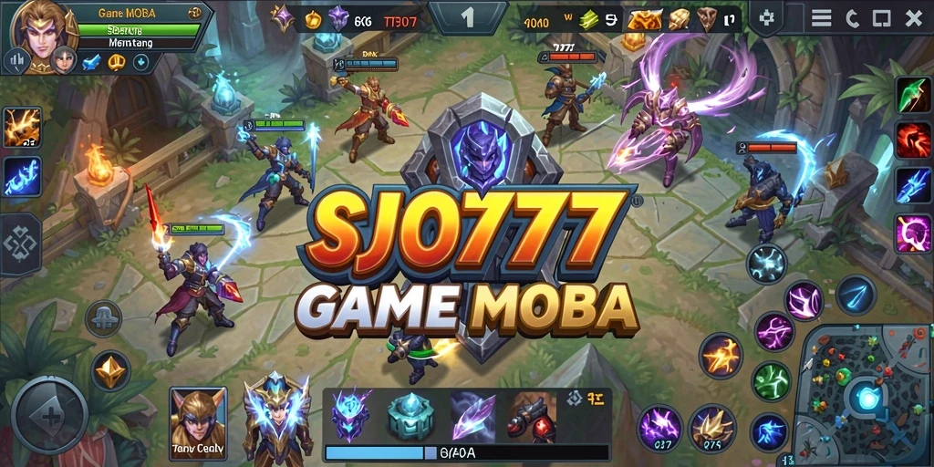 Tangkapan layar menampilkan aksi gameplay dinamis SJO777.