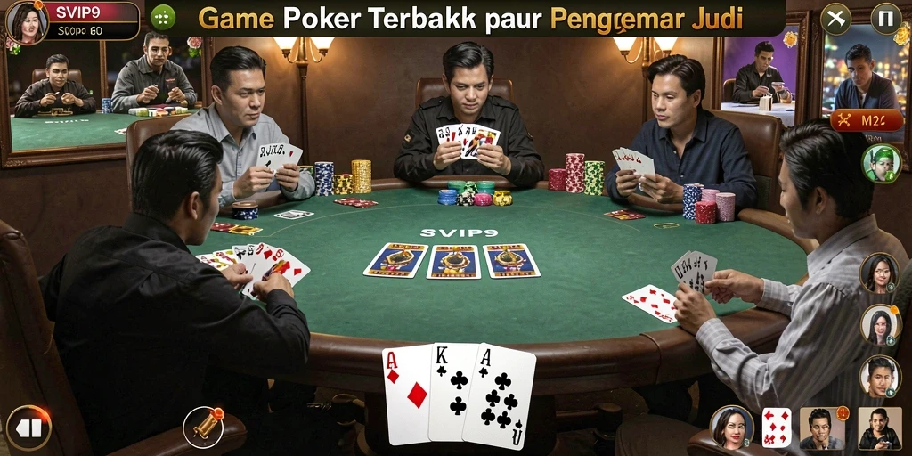 Gameplay Poker yang seru dan interaktif di SVIP9.