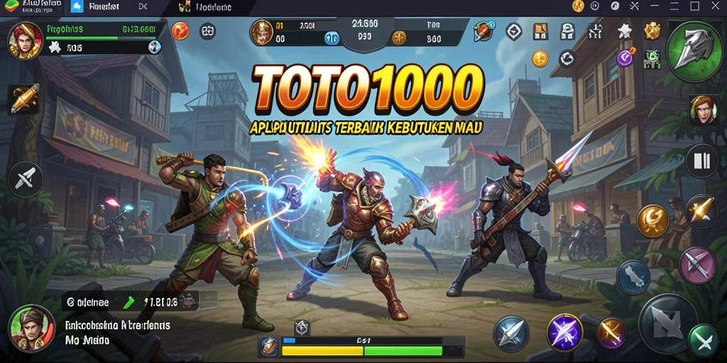 Tampilan antarmuka TOTO1000 yang intuitif dan mudah digunakan.